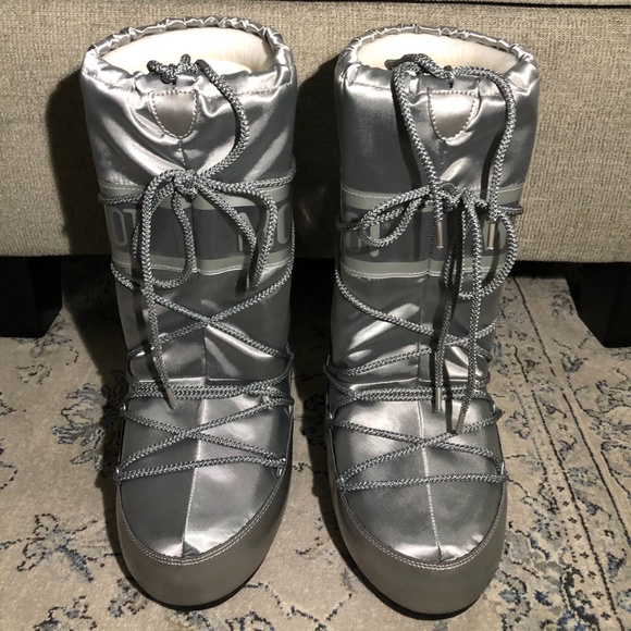 MOON BOOT Icon Glance metallic shell and snow boots - Picture 8 of 12